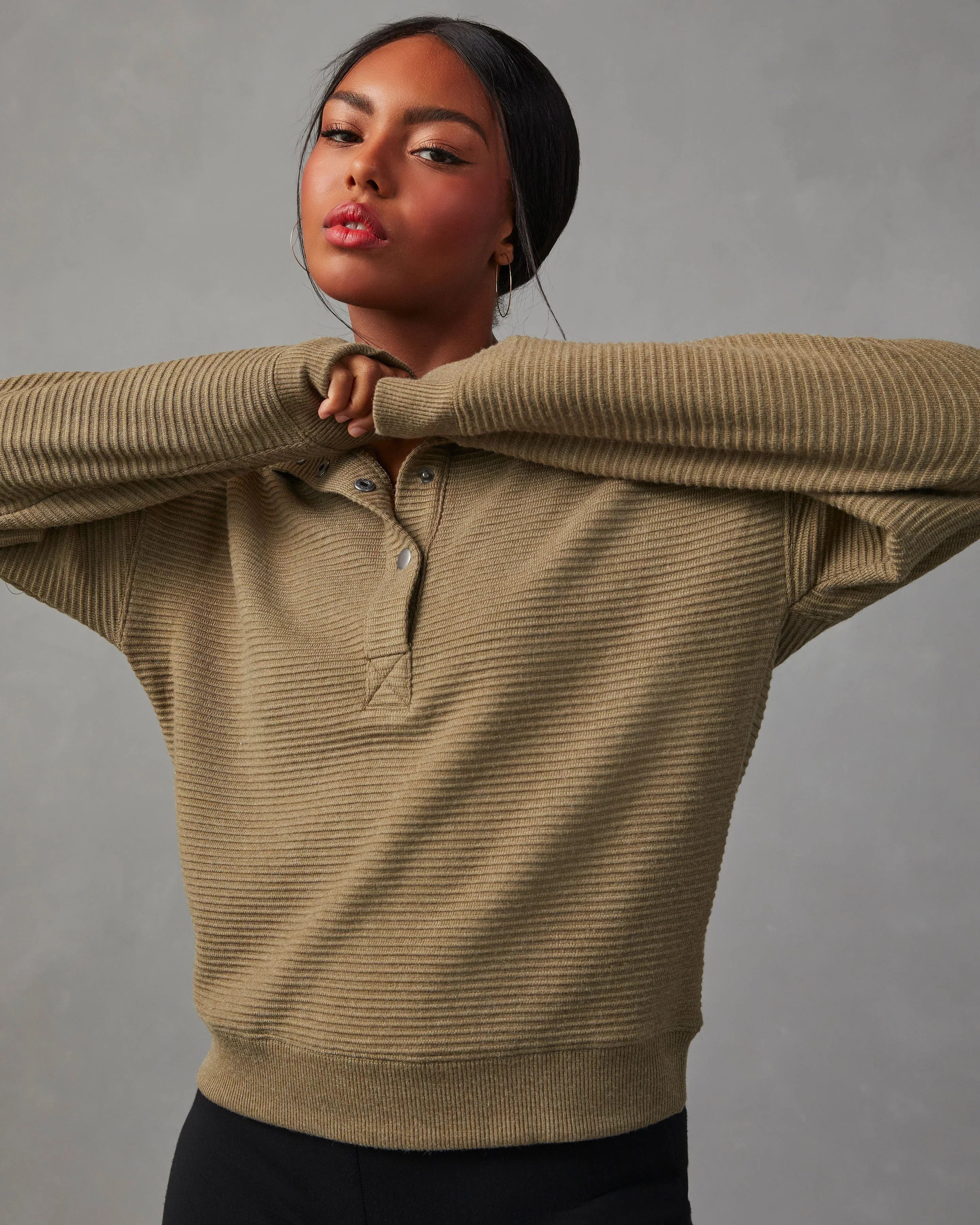Kinsleigh Collared Pullover Sweater