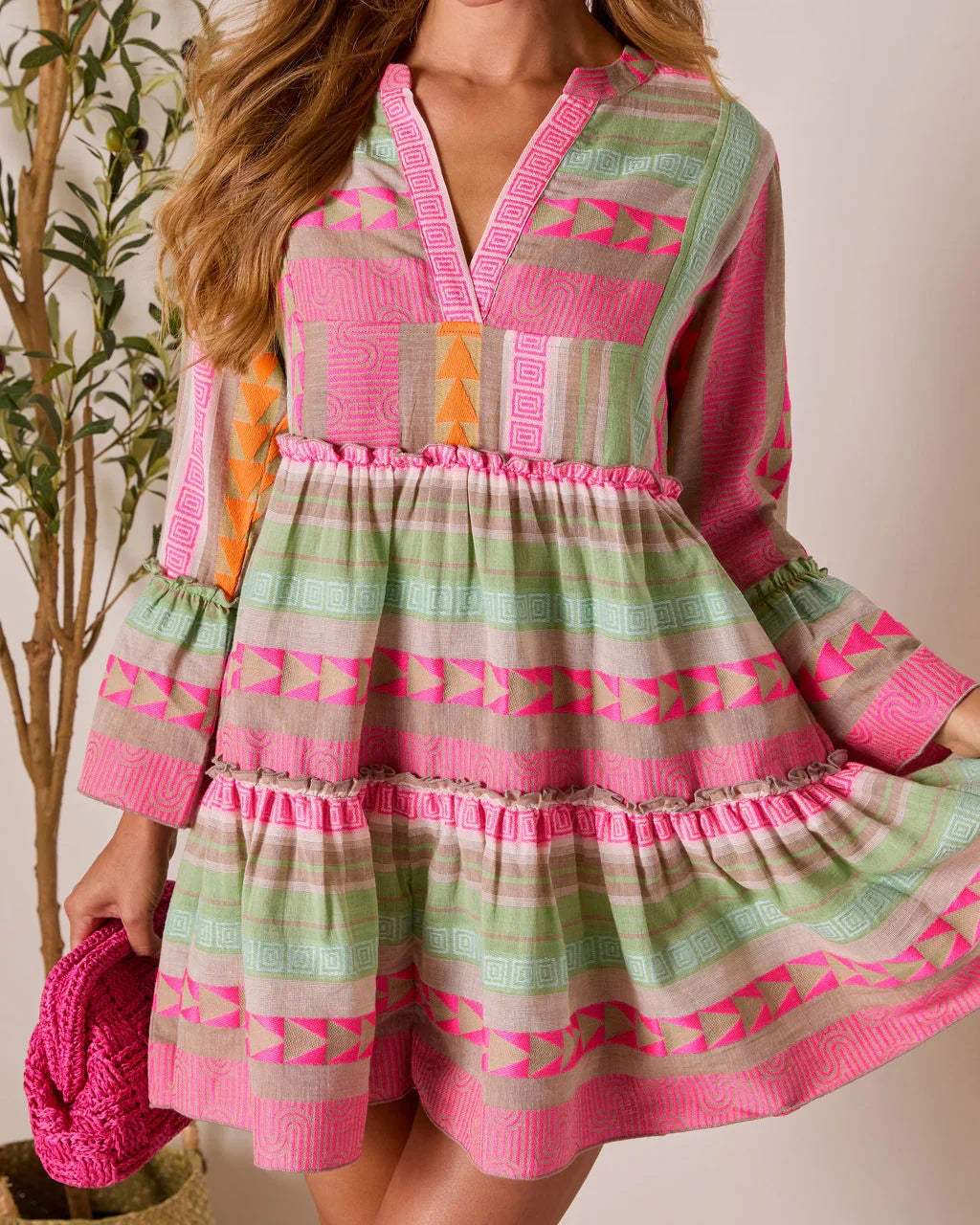 Seablush Shift Mini Dress