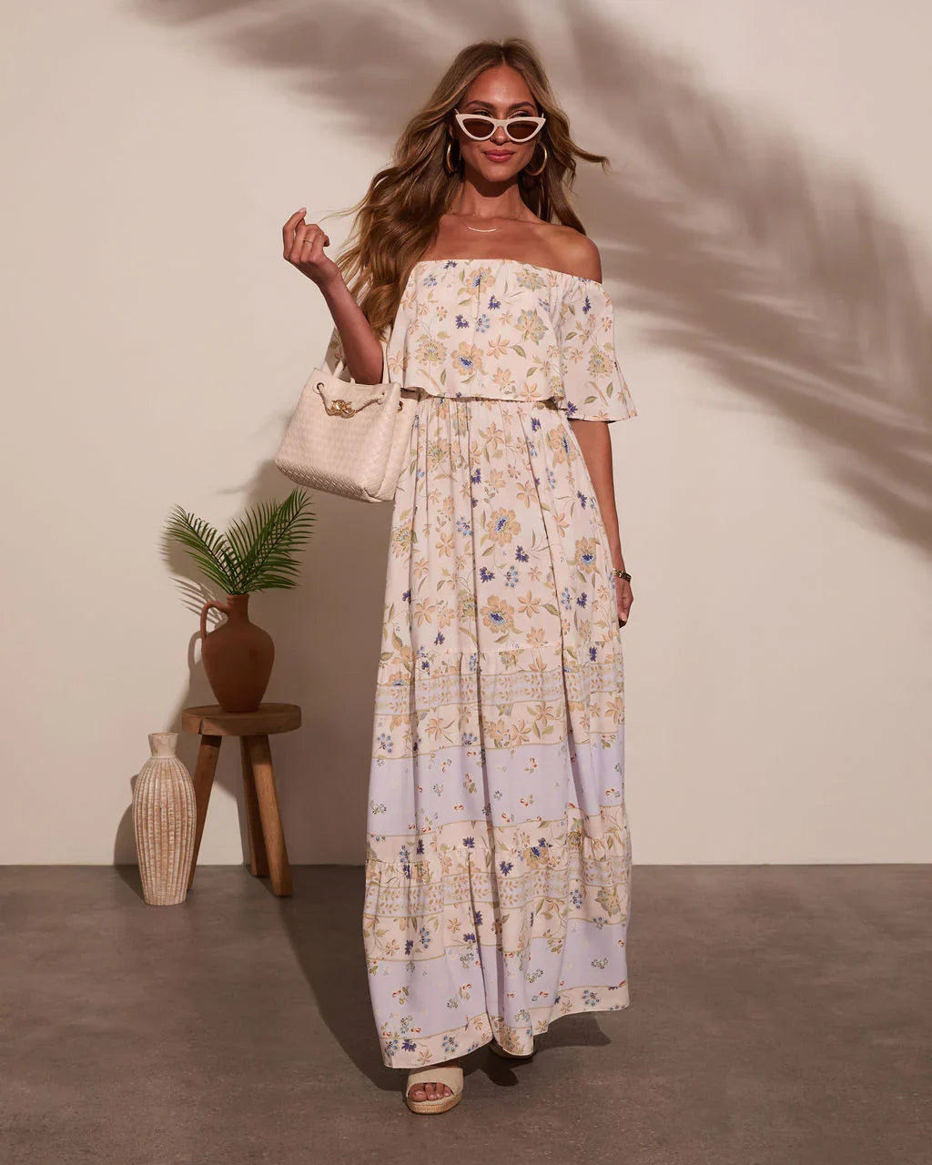 Niah Off The Shoulder Maxi Dress
