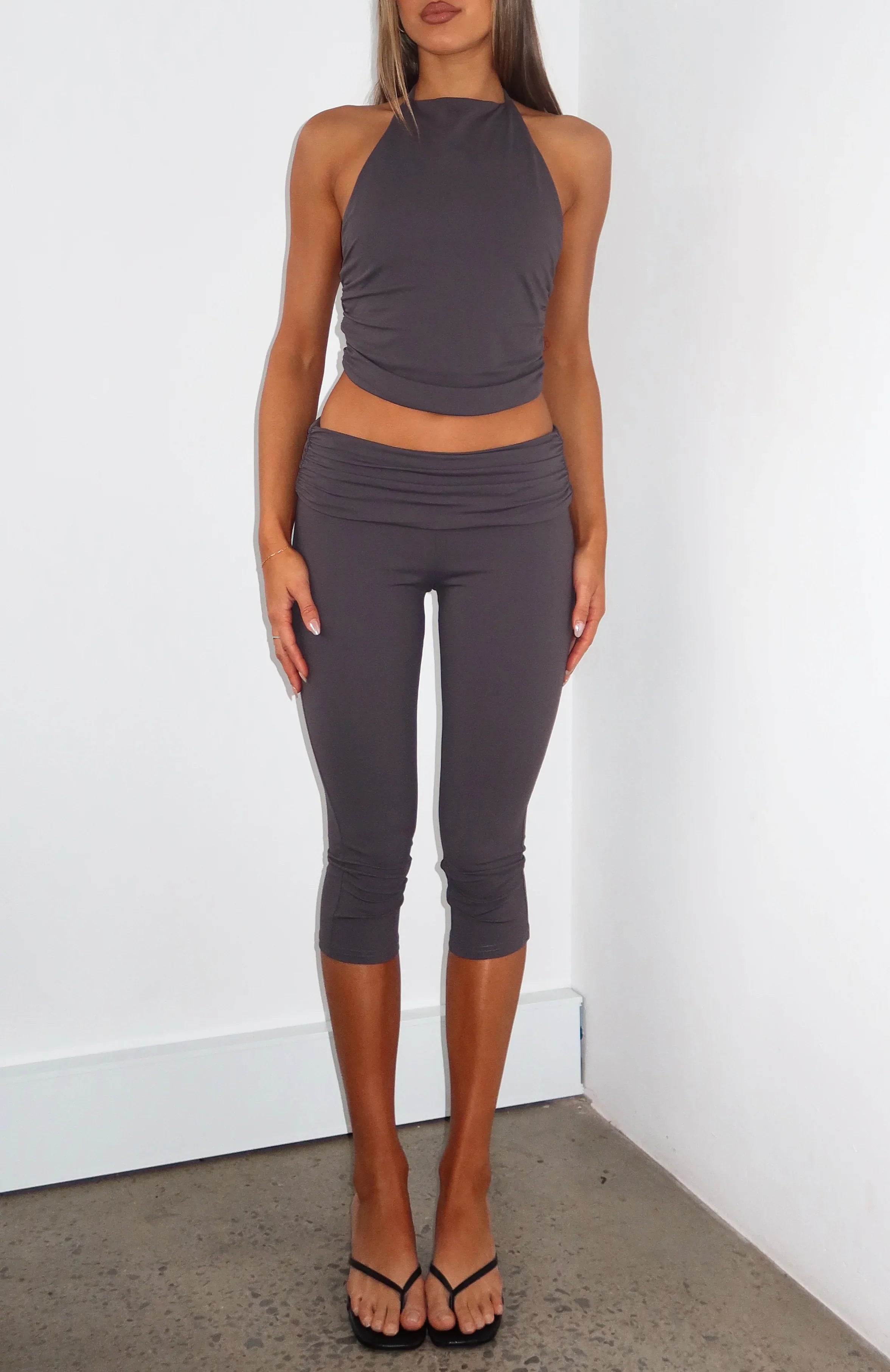 Dress For Success Capri Pants Grey