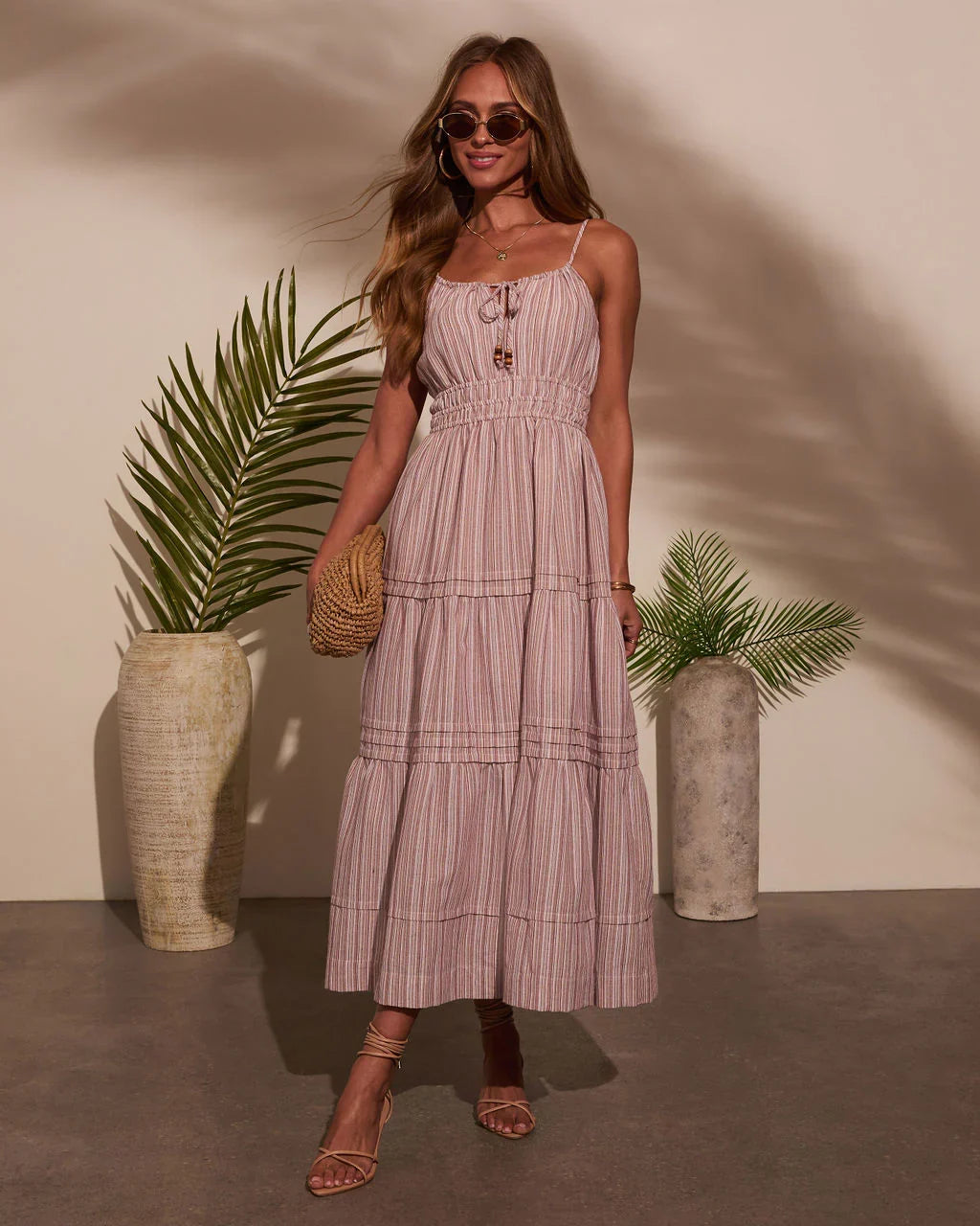 Sweet Charms Fit And Flare Maxi Dress