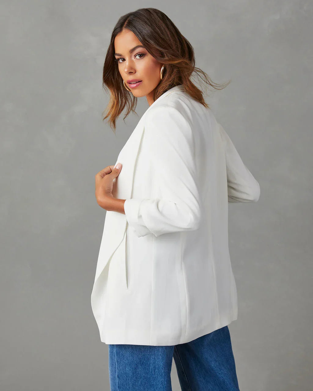 Uptown Girl Pocketed Blazer