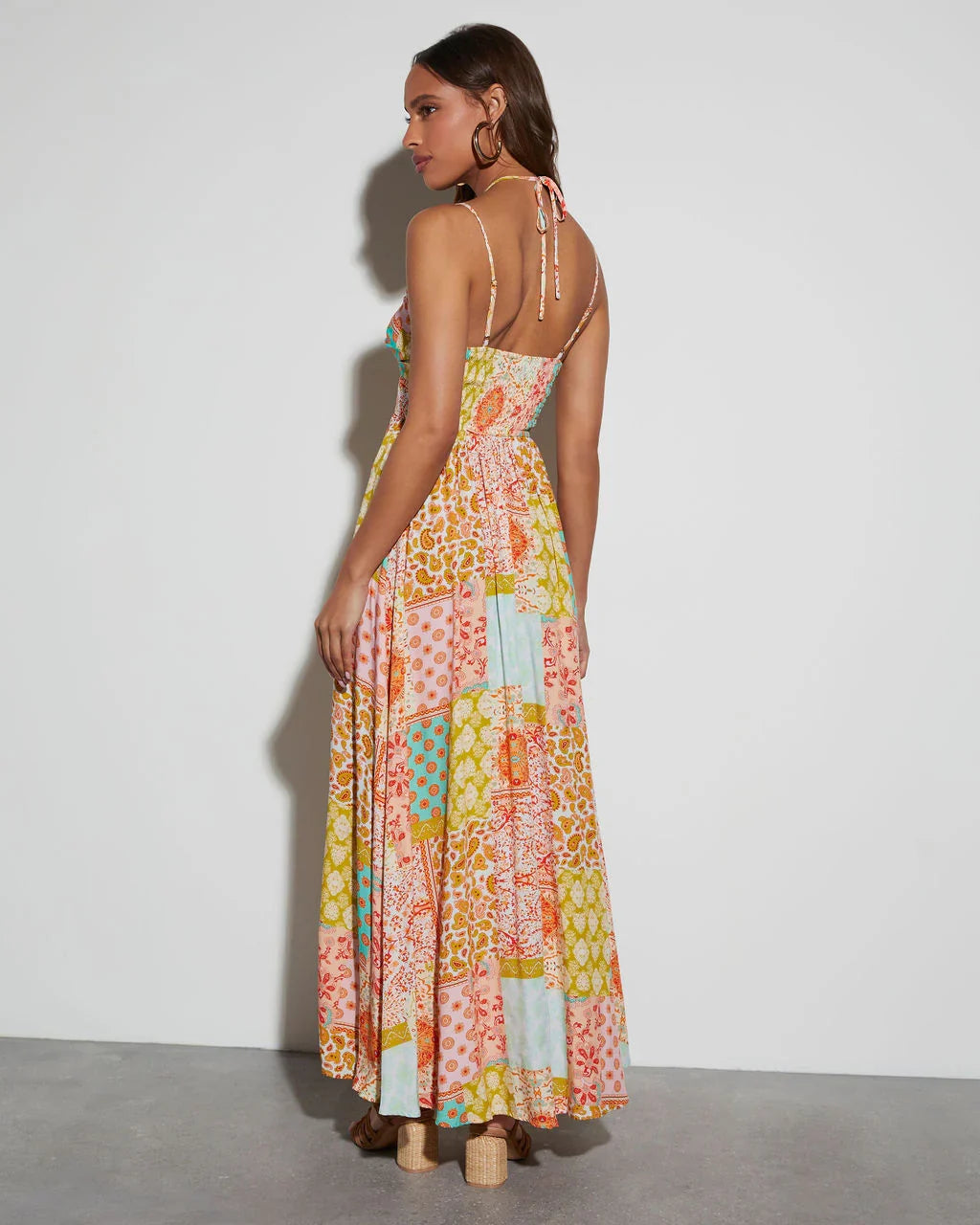 Tropical Tango Sweetheart Maxi Dress