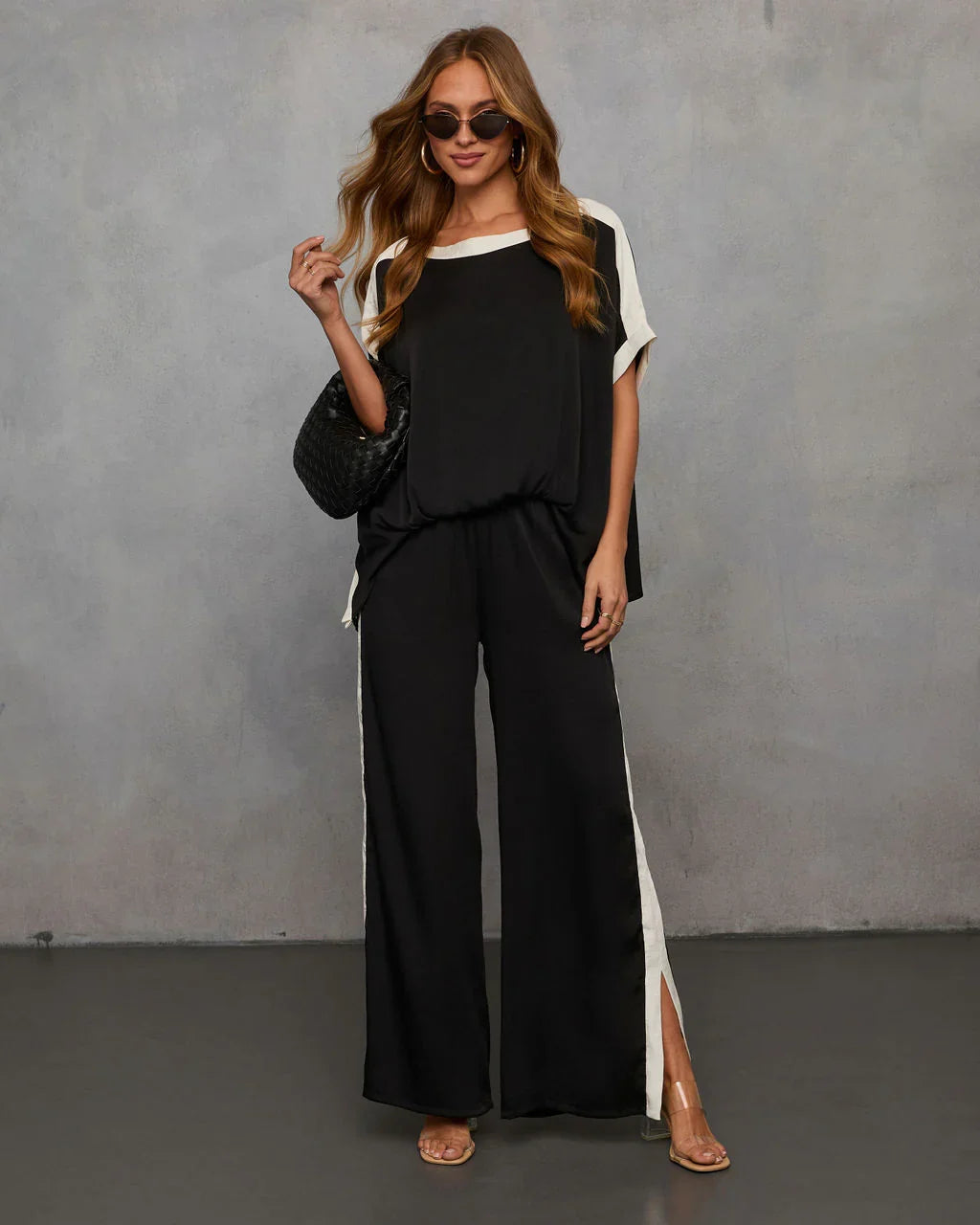 Lainey Contrast Trim Pants