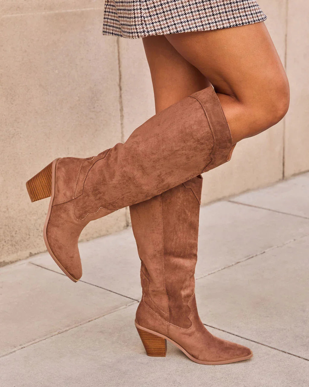 Carlisle Suede Heeled Boots