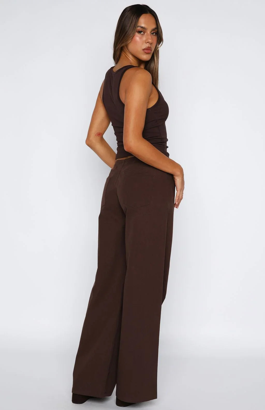 Never Really Over Pants Chocolate