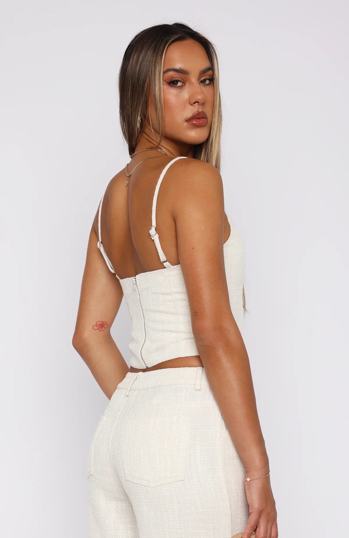 Head Rush Bustier Cream