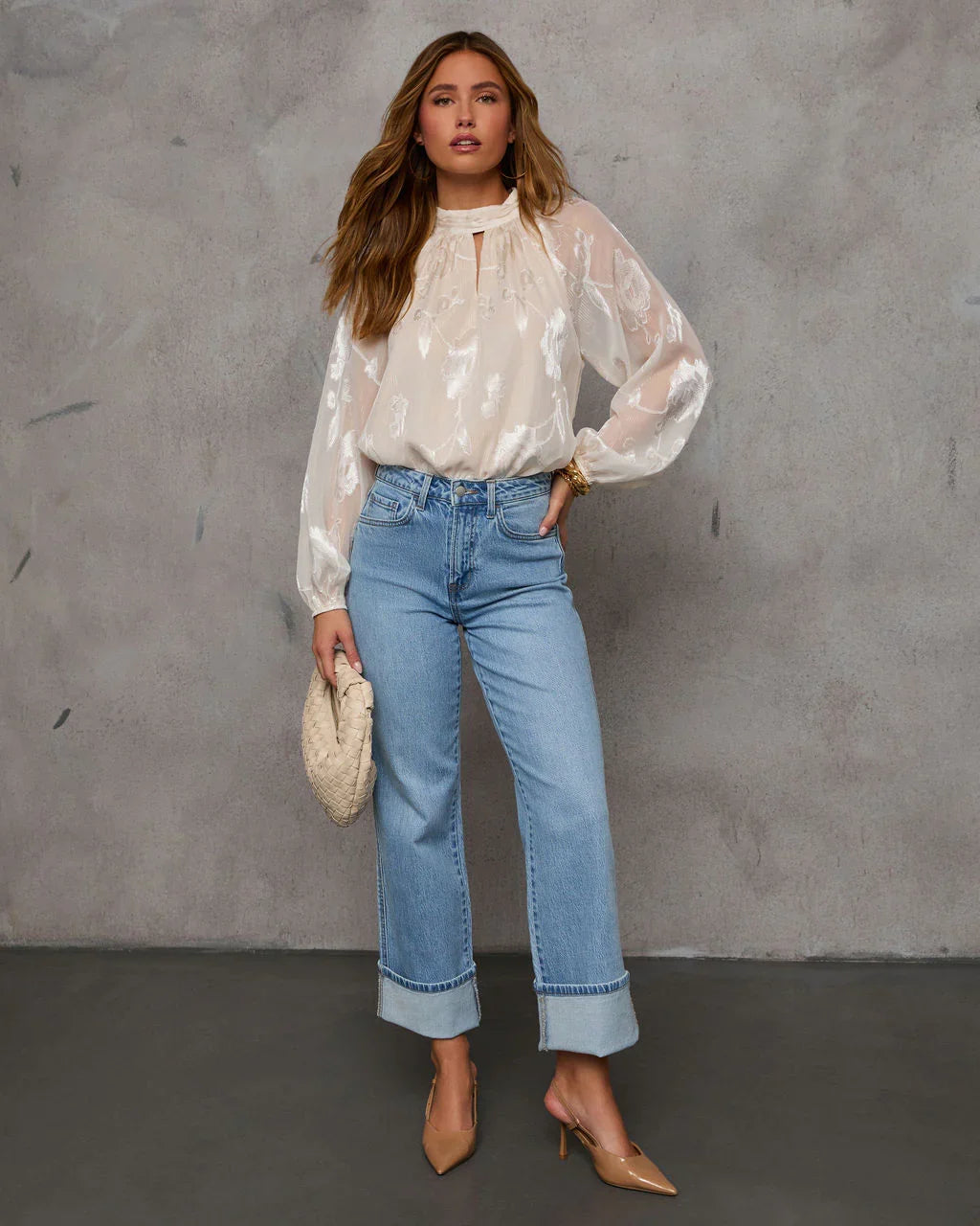 With You Satin Blouse