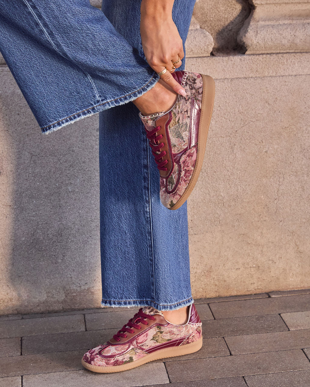 Whispers of Fall Tapestry Sneakers