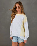 Quiet Desire Color Block Sweatshirt