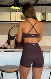 Fusion Sports Bra Dark Chocolate