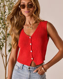 Close to Me Knit Vest Top