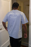 At Second Glance Oversized Tee Light Blue