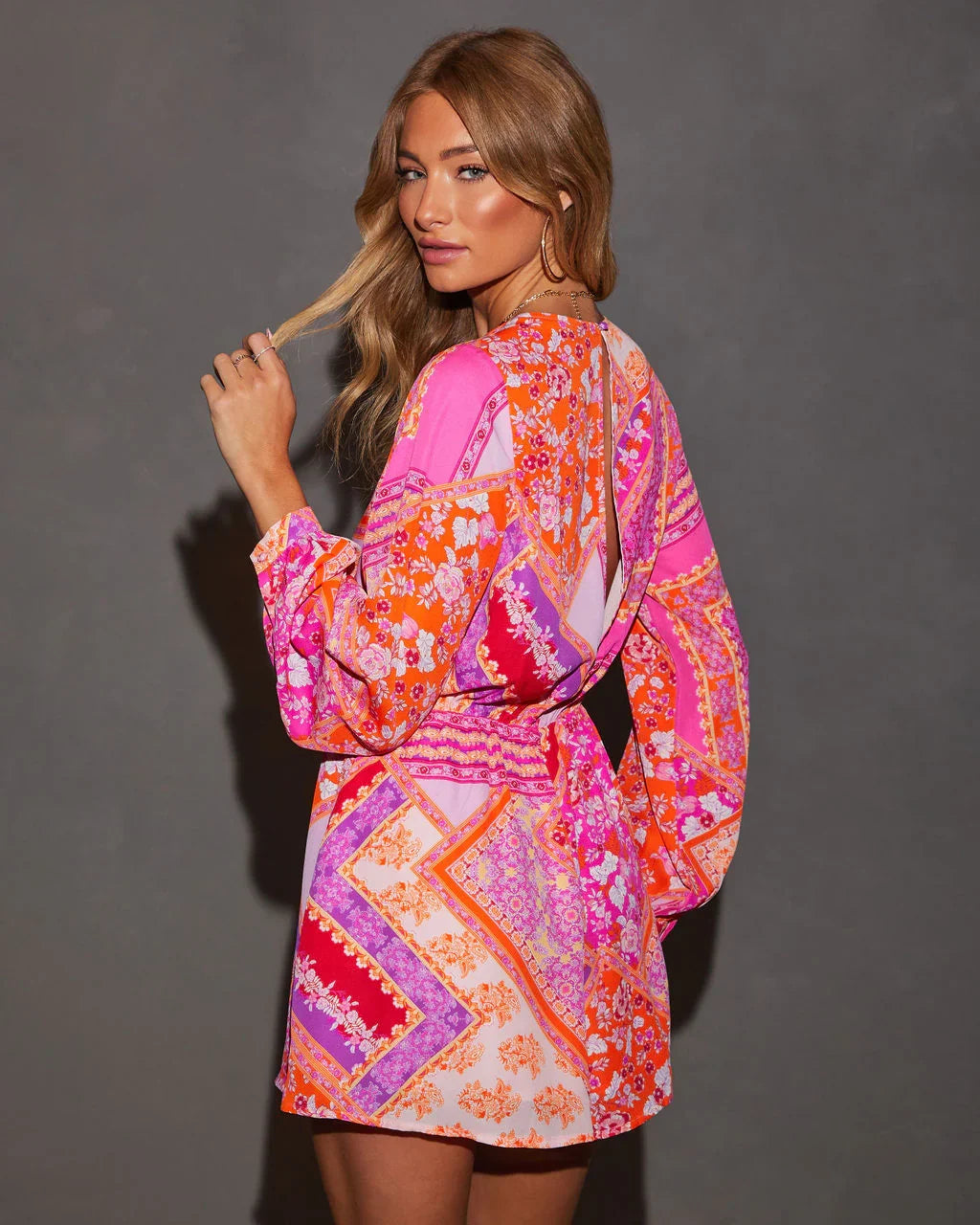 Florentine Printed Fitted Waist Romper