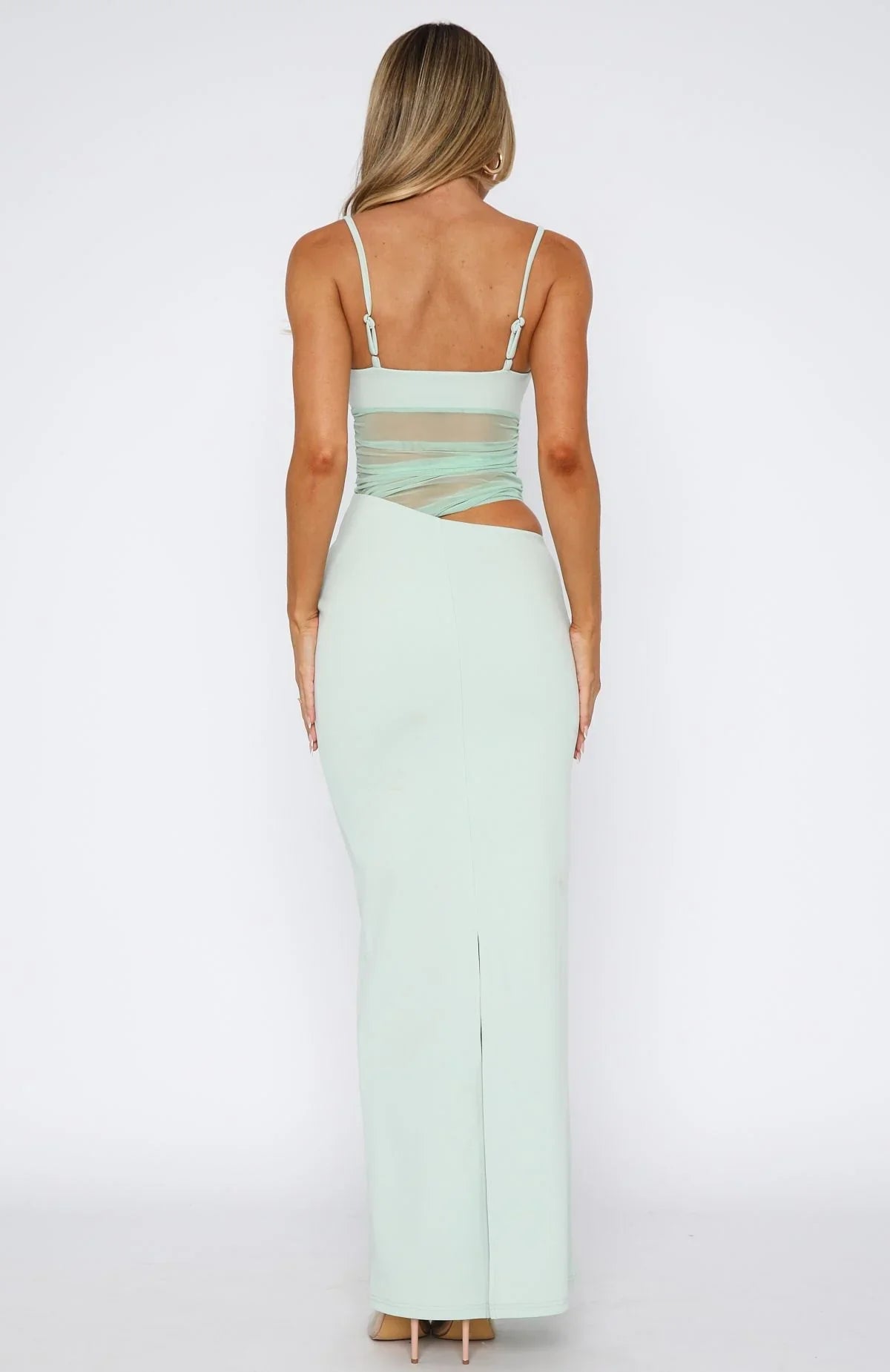 Call Me Up Maxi Dress Mint
