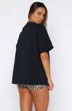11th Street Concrete Jungle Oversized Tee Blueberry Twist
