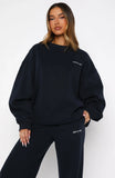 Test Drive Oversized Sweater Dark Navy