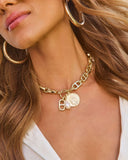 Glory Chunky Chain Charm Necklace