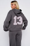 Gave You Everything Oversized Hoodie Volcanic