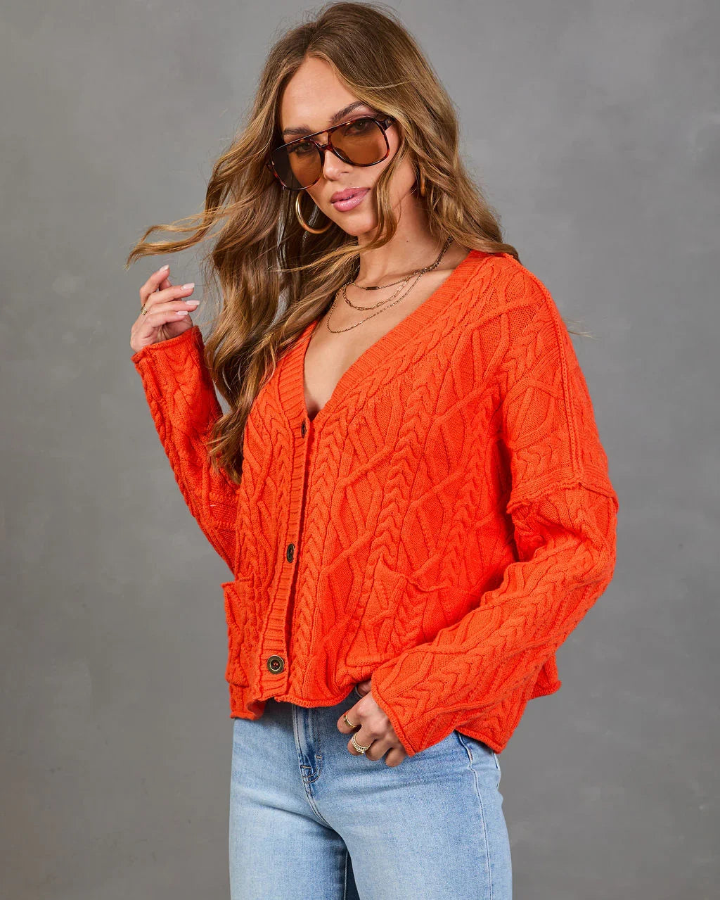 Daydream Lane Cable Knit Cardigan