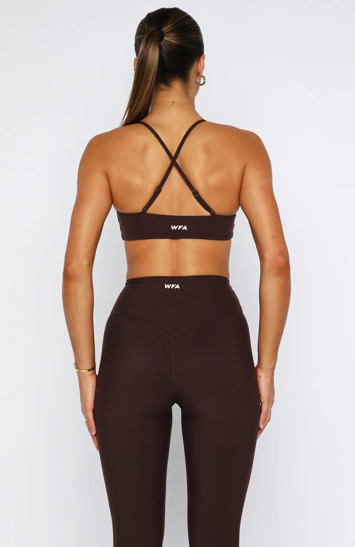 Fusion Sports Bra Dark Chocolate