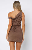 Nights Away Mini Dress Chocolate