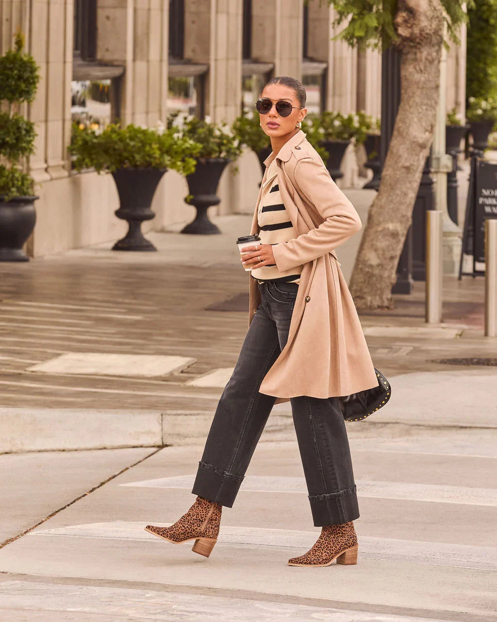 Pinecrest Suede Trench Coat