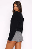 Brooklyn City Knit Sweater Black