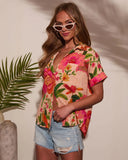 Sarenia Floral Button Down Top