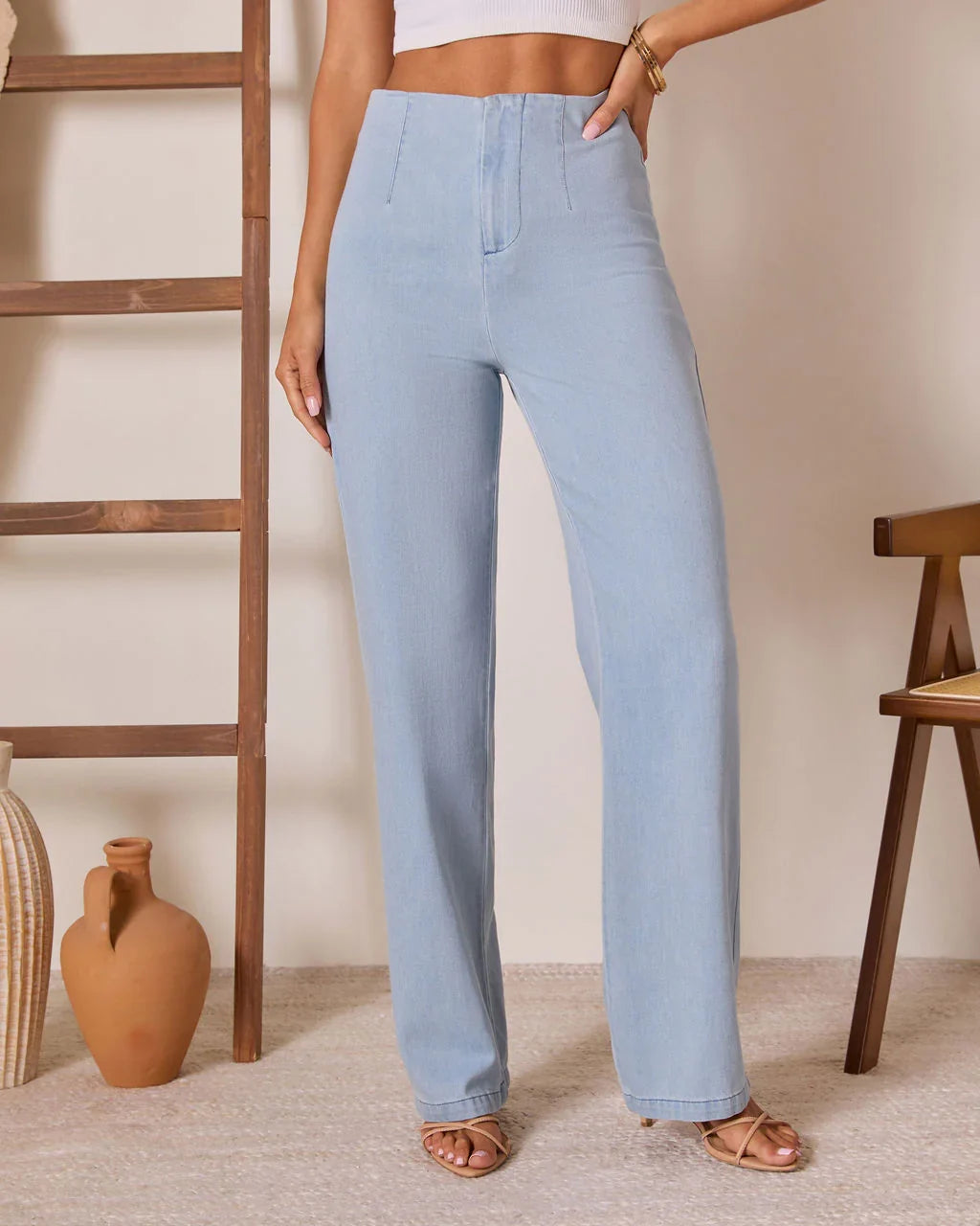 Lianne High Rise Denim Pants