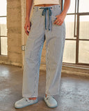 Lumen Pinstripe Rigid Straight Leg Jeans