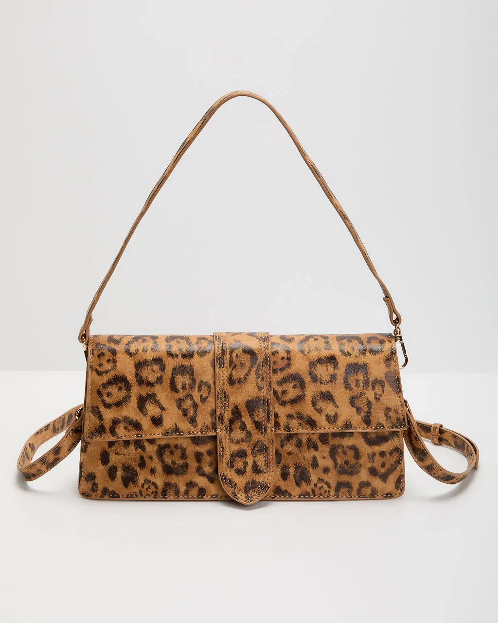 Geneva Leopard Shoulder Bag