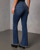 Helaine Stretch High Rise Flare Jeans