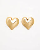 Soulmate Large Bubble Heart Earrings