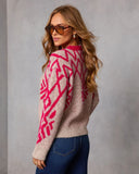 Wildah Knit Abstract Sweater