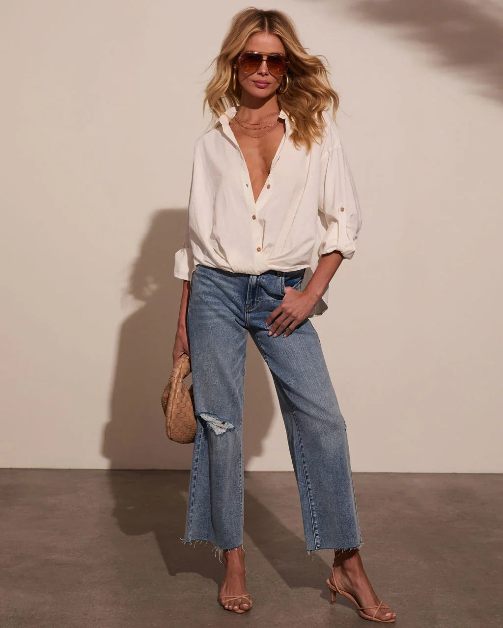Emmah Button Down Top