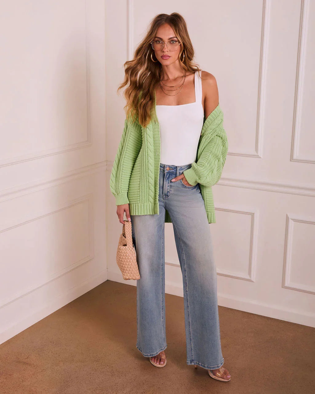 Katrine Cable Knit Cardigan