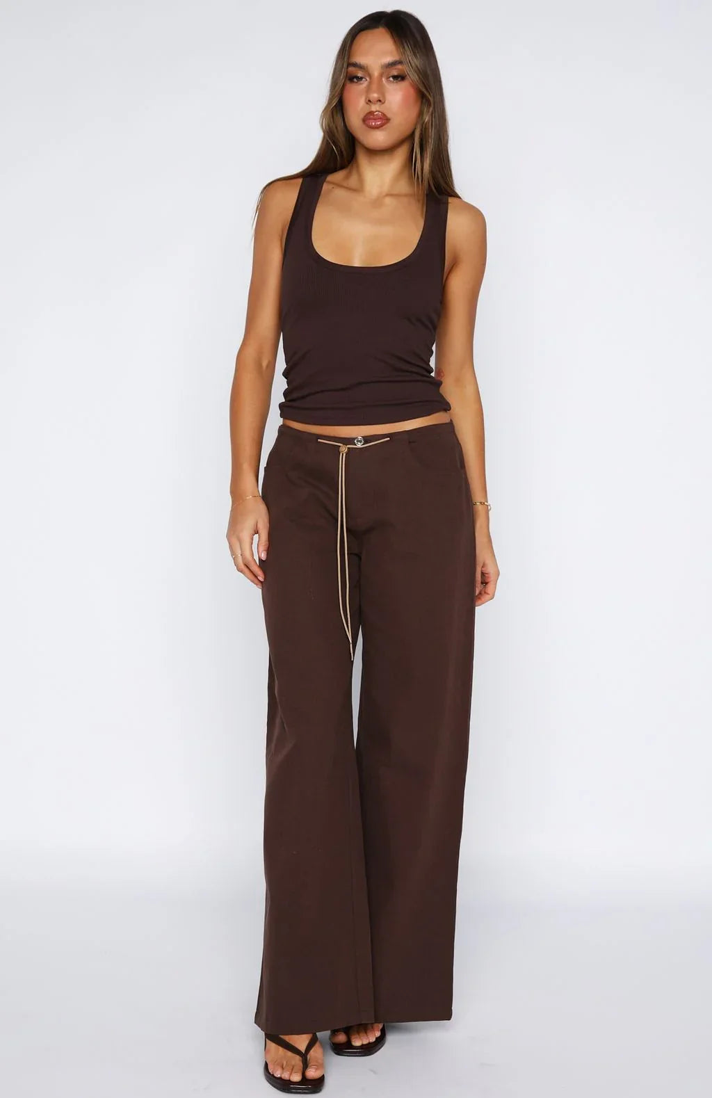 Never Really Over Pants Chocolate