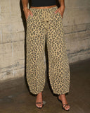 Soft Claw Printed Drawstring Pants