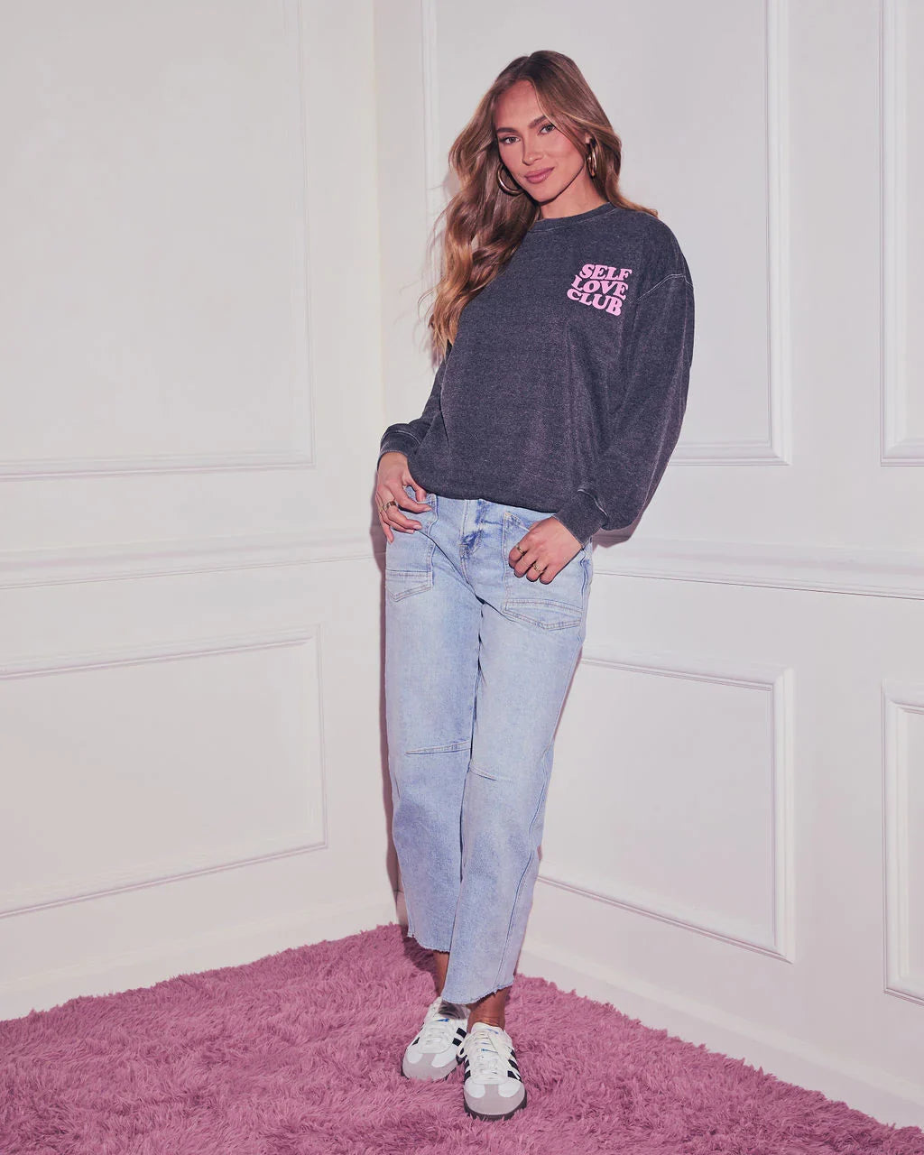 Self Love Club Graphic Sweatshirt
