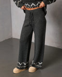 Sleighbell Snow Fair Isle Knit Pant