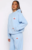 Club 14 Cassie Boxy Hoodie Blue