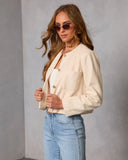 Jackee Brushed Knit Blazer