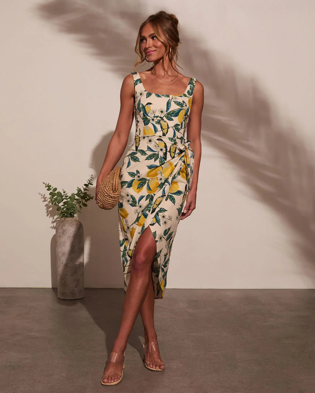Sweet Days Wrap Midi Dress