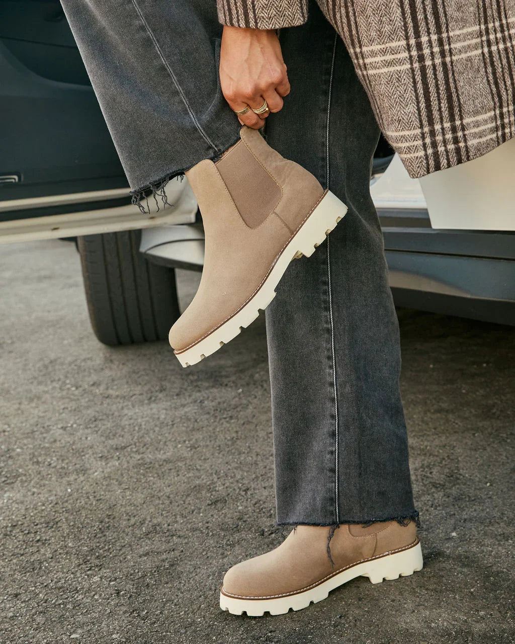 Cecilie Suede Ankle Boots
