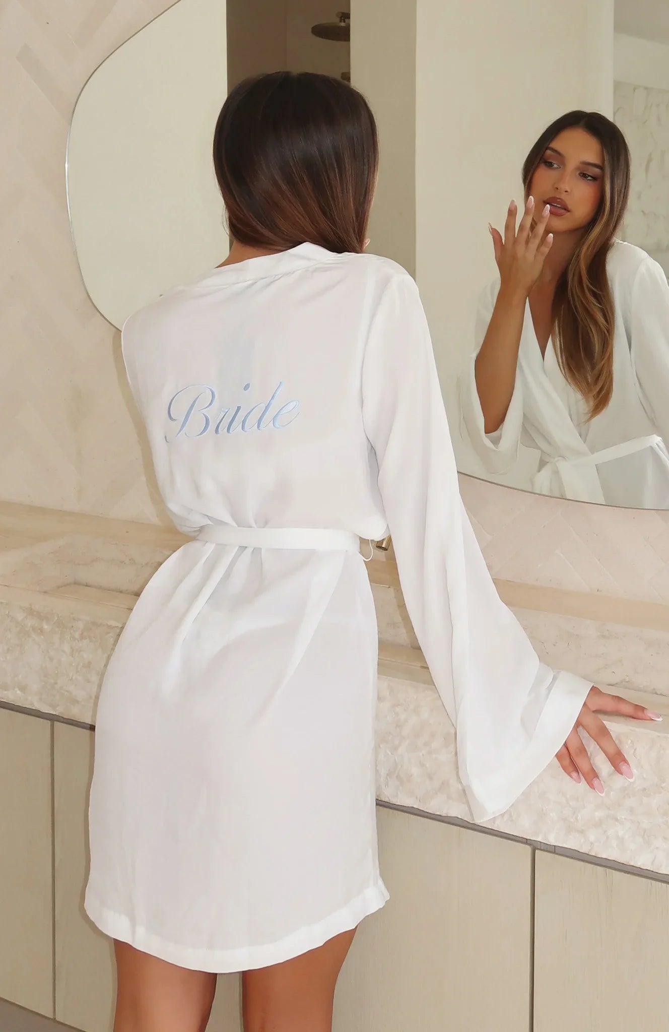 Bridal Party Robe White