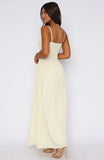 Too Many Questions Maxi Dress Lemon