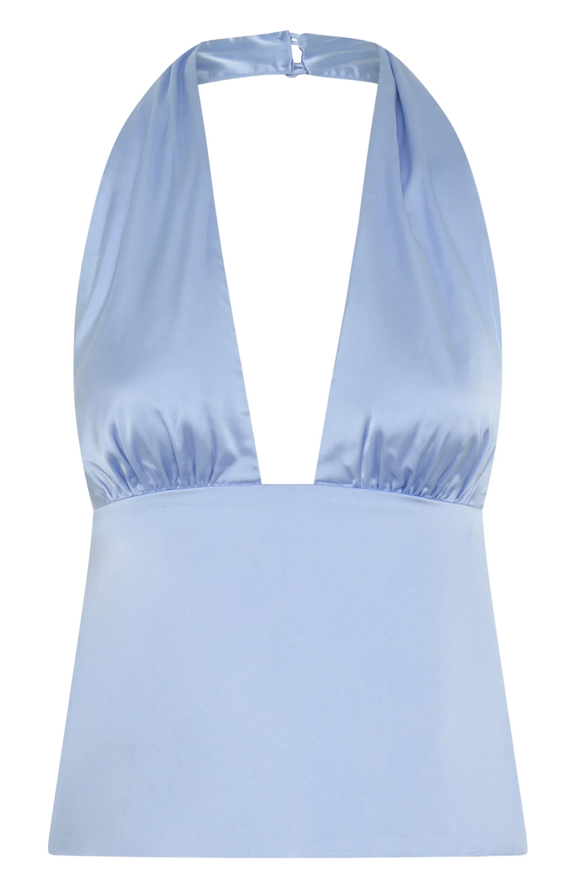 Here For Me Halter Top Blue