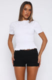 Honeymoon Lace Shorts Black