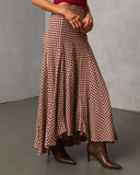 Rylin Gingham Maxi Skirt